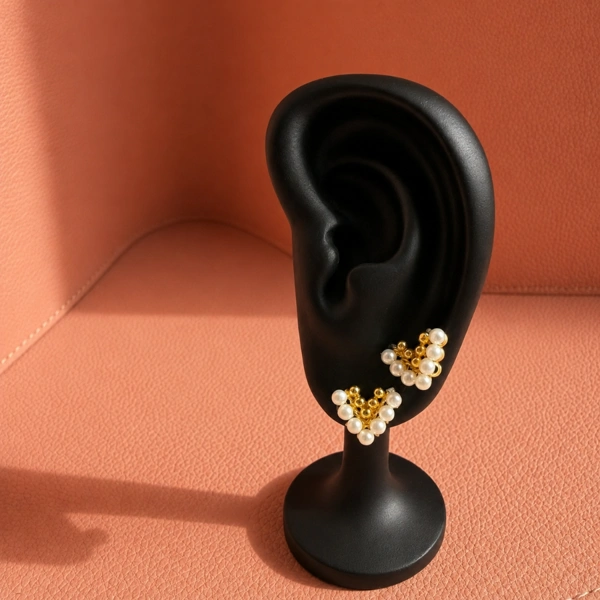 V shape Earrings ( Medical Closure )