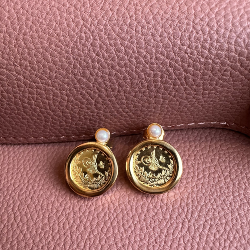 Original 1/4 Lira With ONE Pearl 