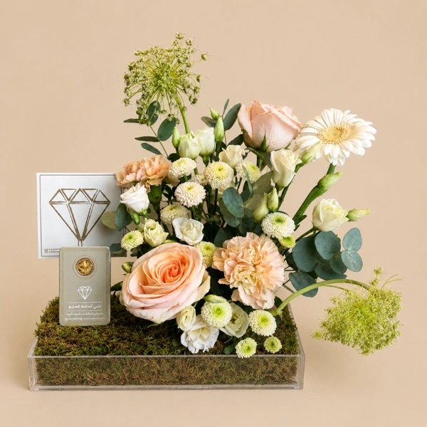 Original 1/2 Lira + Flower tray 